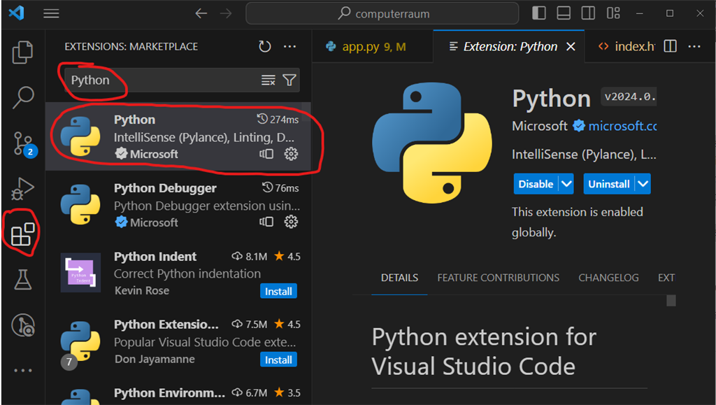 Visual Studio Code Extensions