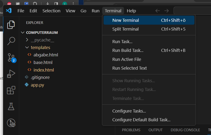 Visual Studio Code Terminal